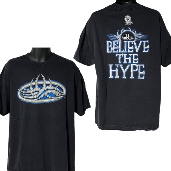 Vintage WWE Wrestlemania Goldberg Believe The Hype Tee T Shirt XL Wrestling Y2K - Picture 1 of 8